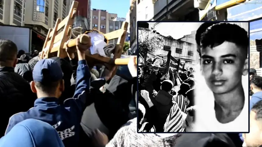 قـ.ـتلوه بالبوطا.. جنازة حزينة في وداع الشاب محمد ضـ.ـحـ.ـيـة صـ.ـراع بين الجيران بطنجة